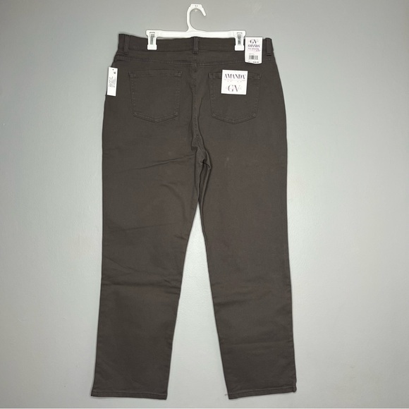 Gloria Vanderbilt Amanda Classic Rise Smokey Cloud 5 Pocket Stretch Jeans NWT BB - Picture 2 of 7